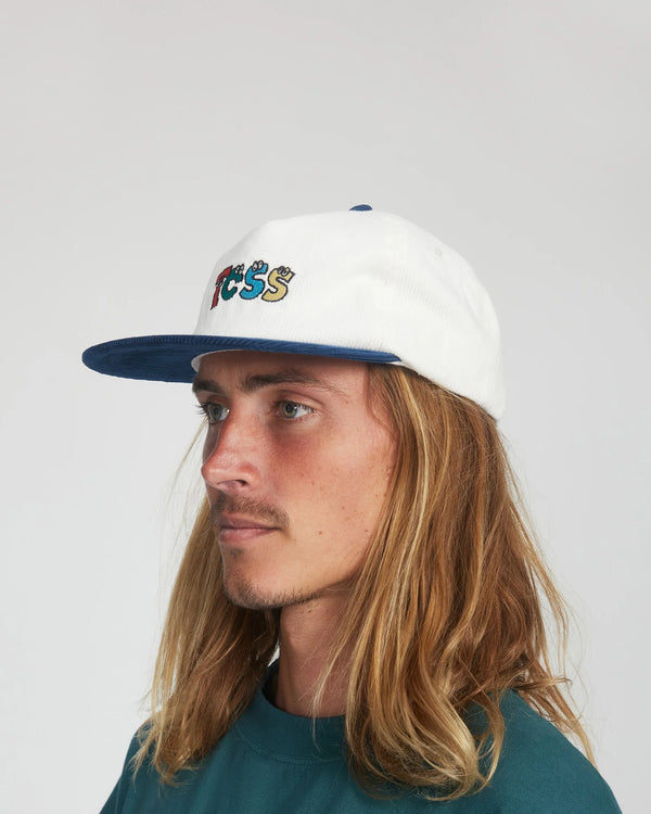 TCSS PLAYTIME CAP VINTAGE WHITE - awsm-surf