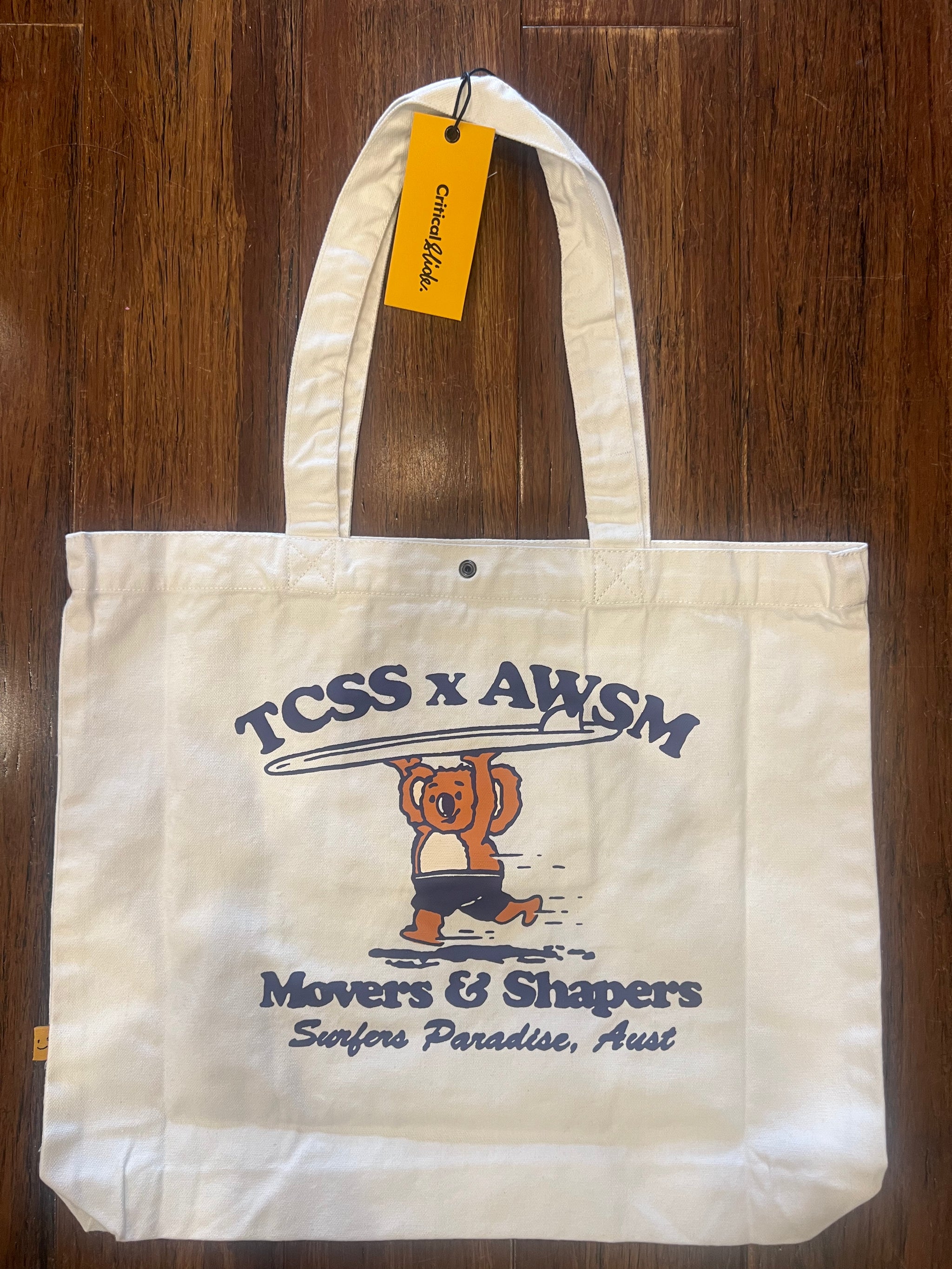 TCSS x AWSM TAN KOALA TOTE