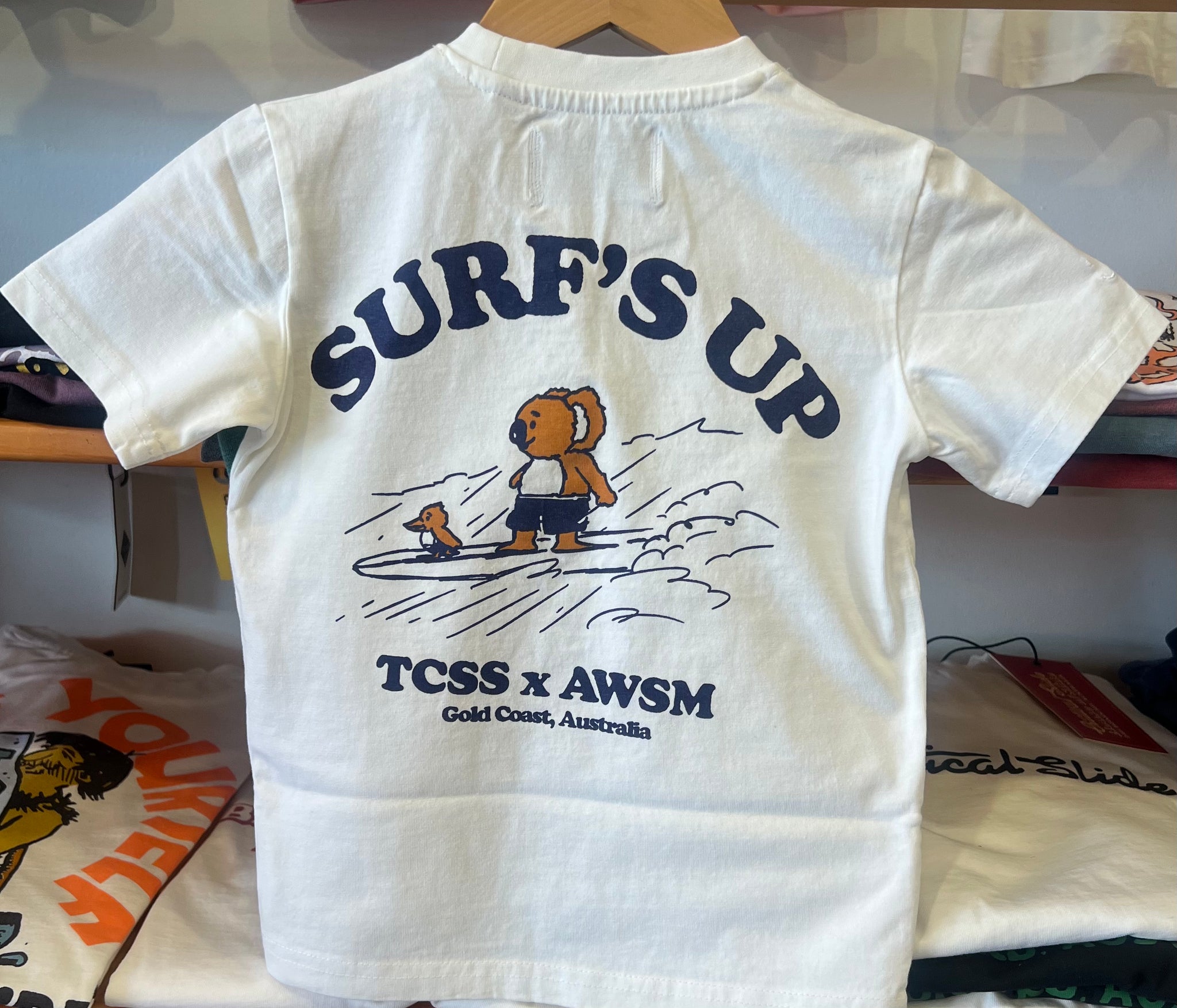 TCSS x AWSM SURF'S UP KIDS TEE