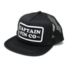 CAPTAIN FIN HAT PATROL TRUCKER FOAM BLACK WHITE