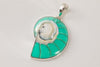 MERMAID COLLECTIVE TURQUOISE NAUTILUS PENDANT PETITE