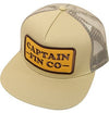 CAPTAIN FIN HAT PATROL 5PANNEL TRUCKER KHAKI