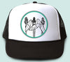 HBA HAT SURF FRIENDS BLK/WHT