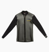 TCSS WS1814 JUMBLED WETSUIT JACKET FRONT ZIP BLACK