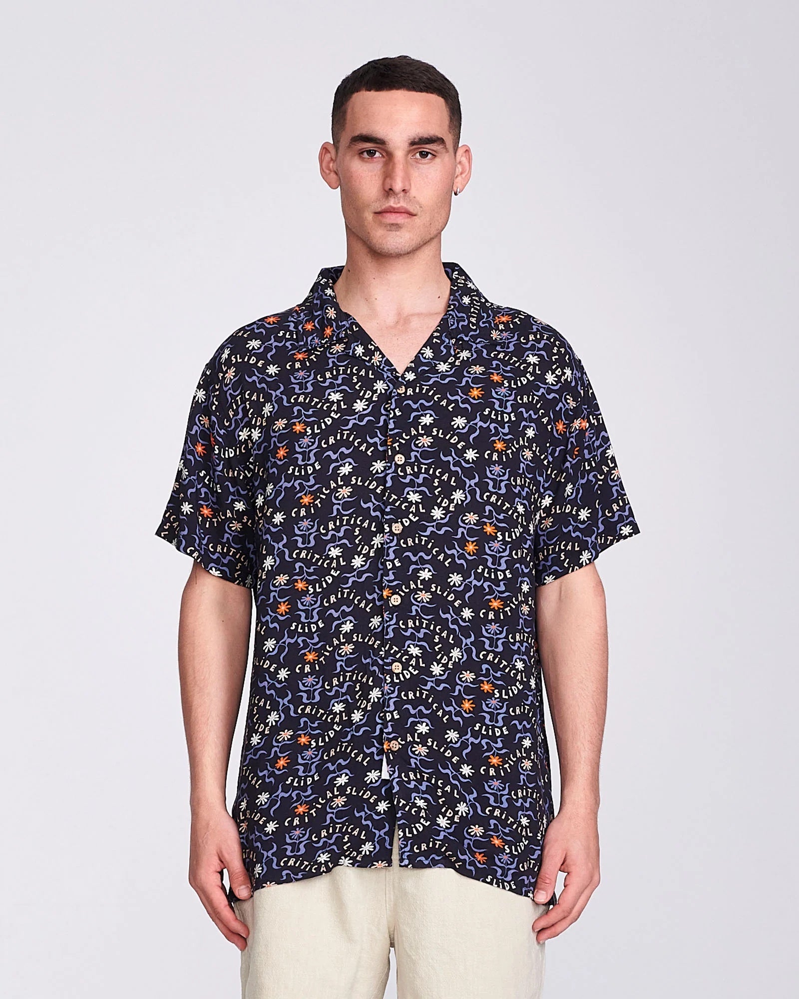 TCSS EARTH MUSIC SS SHIRT VINTAGE BLACK