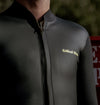 TCSS WS1814 JUMBLED WETSUIT JACKET FRONT ZIP BLACK