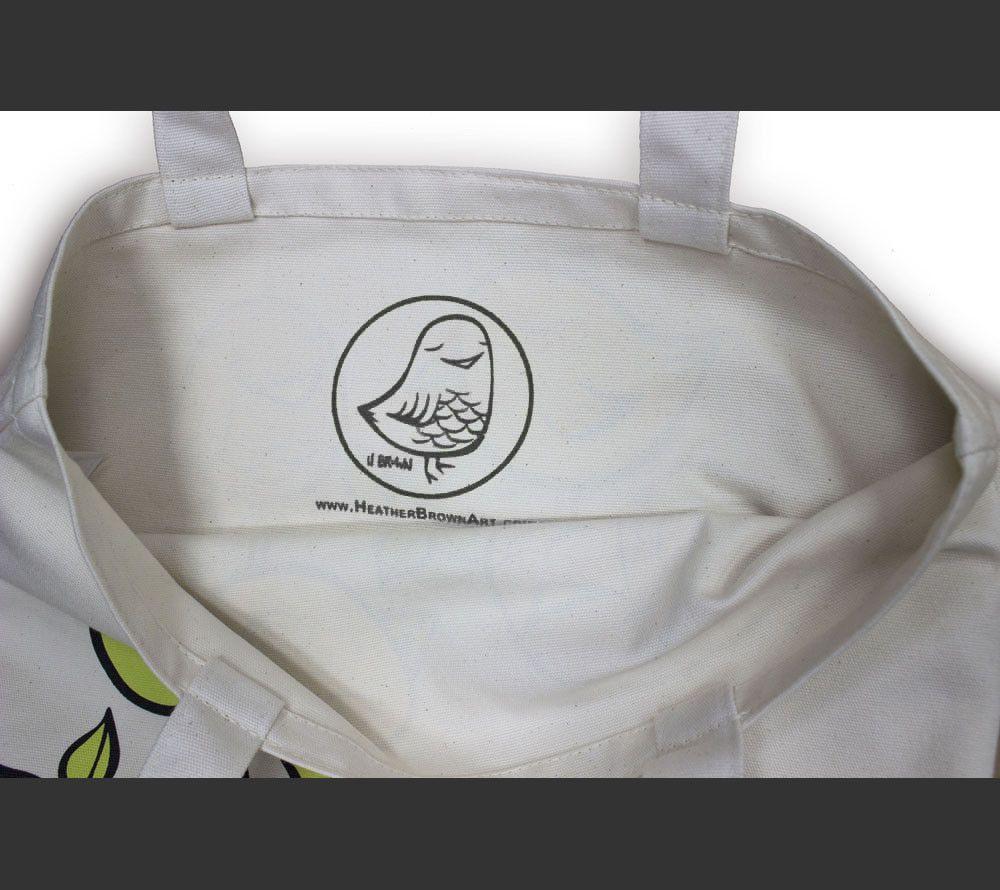 HBA TOTE BAG CANVAS BIRD PALS