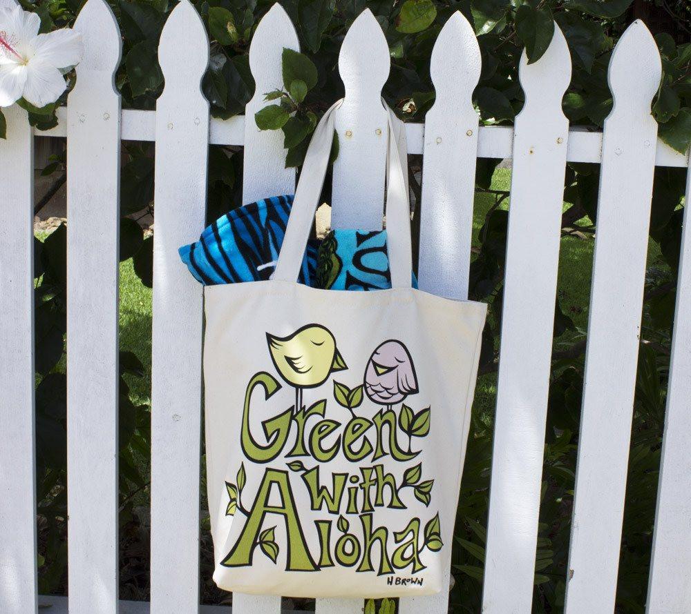 HBA TOTE BAG CANVAS BIRD PALS