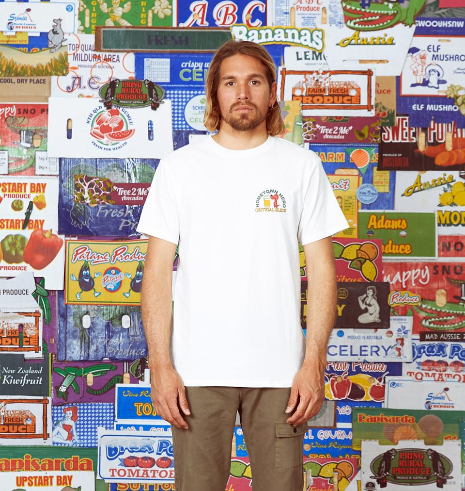 TCSS HOME TOWN TEE WHITE