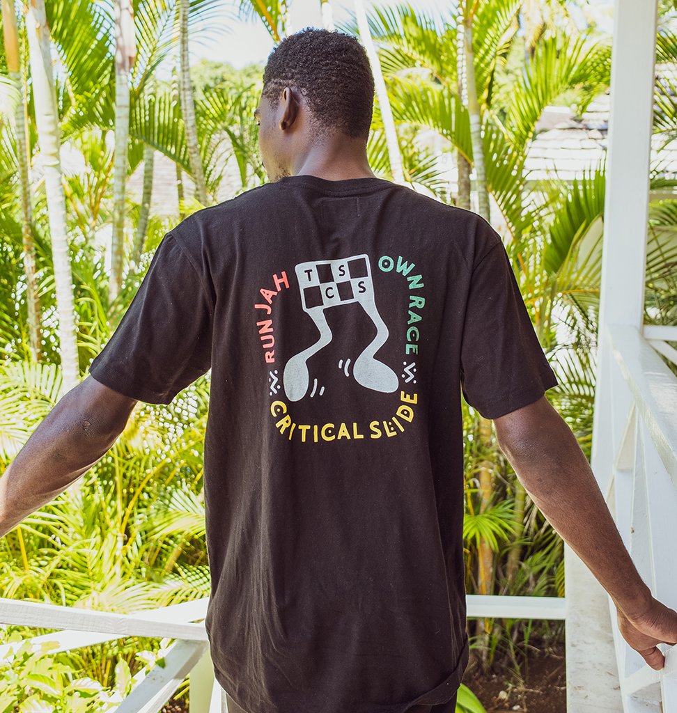 TCSS RUNJAH TEE FLAT BLACK