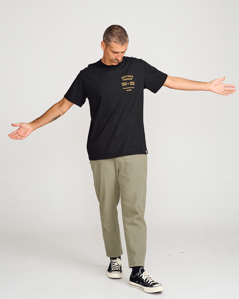 TCSS LIFE TEE VINTAGE BLACK