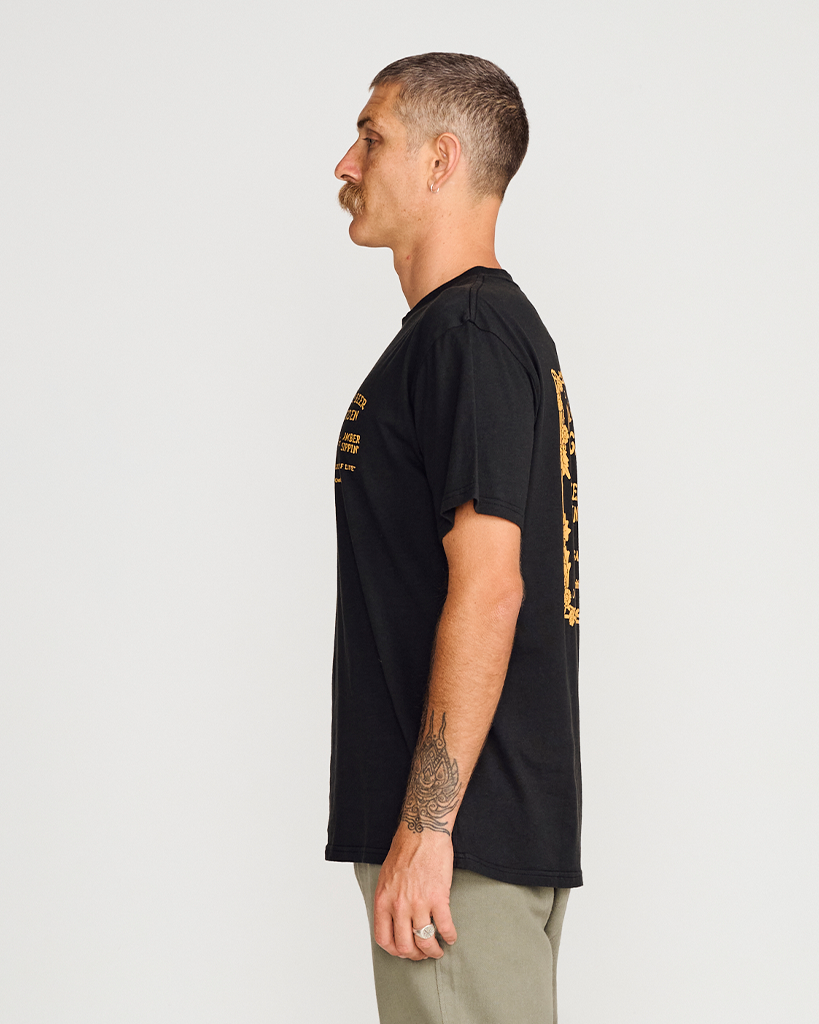 TCSS LIFE TEE VINTAGE BLACK