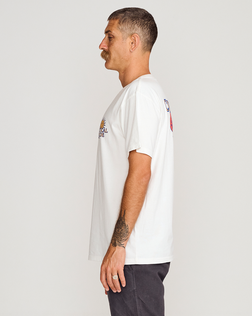 TCSS SUNNY BOY TEE VINTAGE WHITE
