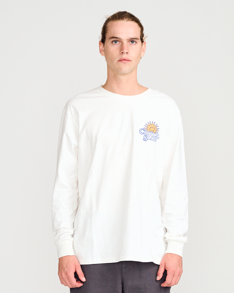 TCSS SUNNY BOY LS TEE VINTAGE WHITE