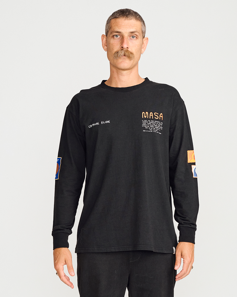 TCSS NSOM LS TEE GREEN BLACK