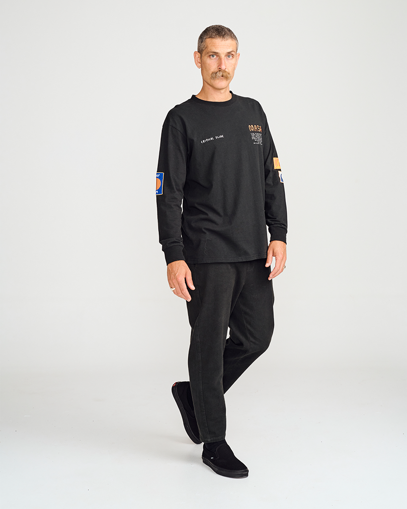 TCSS NSOM LS TEE GREEN BLACK