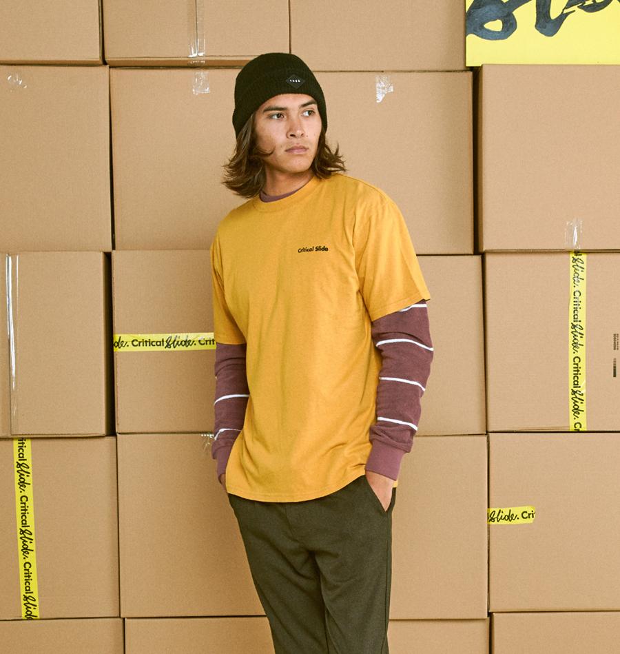 TCSS VORTEX TEE AMBER GOLD