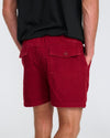 TCSS ALL DAY WALKSHORT WASHED RED