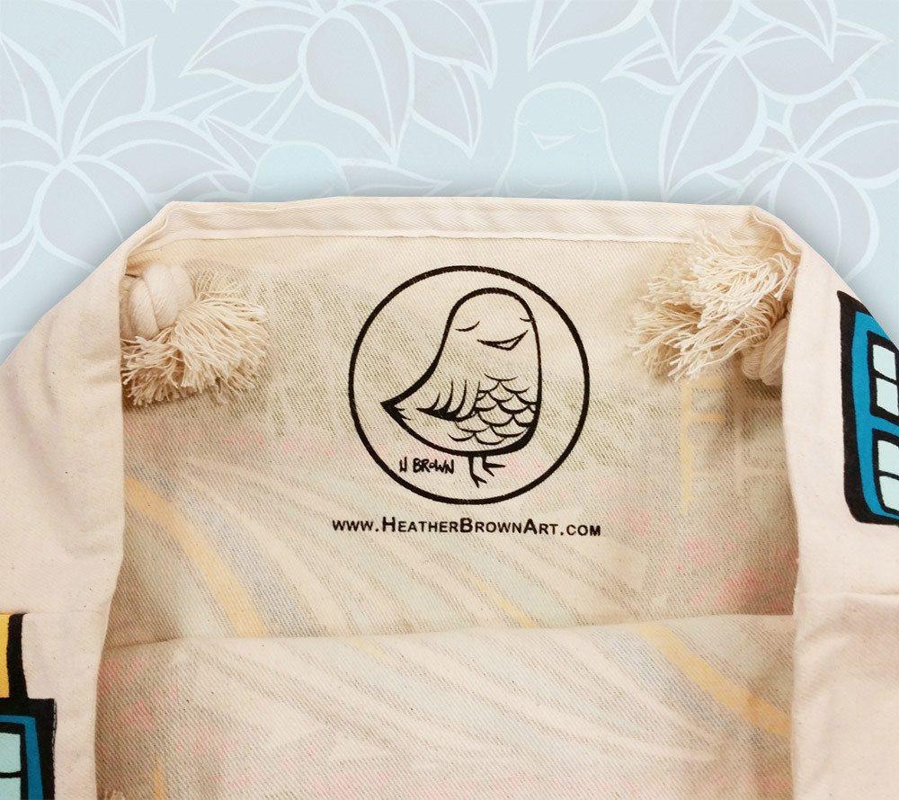 HBA TOTE BAG CANVAS  WAIKIKI COASTLINE