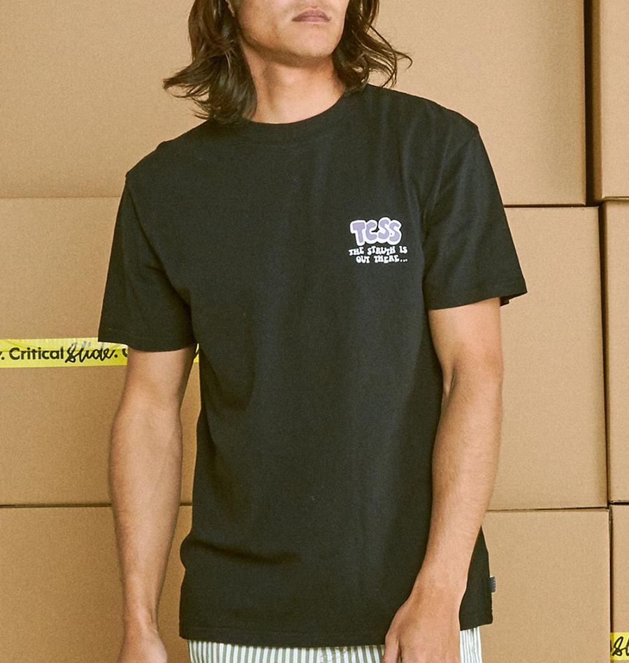 TCSS YEWW'FO TEE BLACK JPN