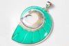 MERMAID COLLECTIVE TURQUOISE NAUTILUS PENDANT