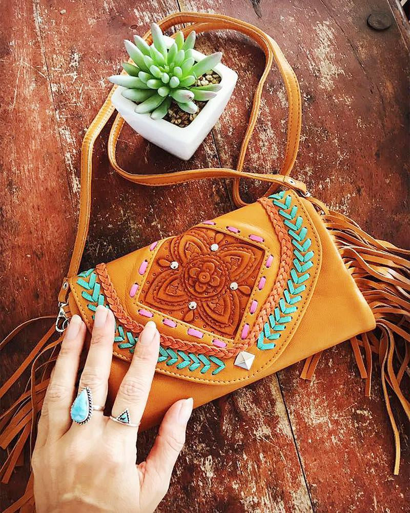 MAHIYA COACHELLA BAG TAN awsm-surf - Main Image