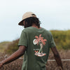 BANKS TRADE WINDS FADED TEES GREEN MIRINE